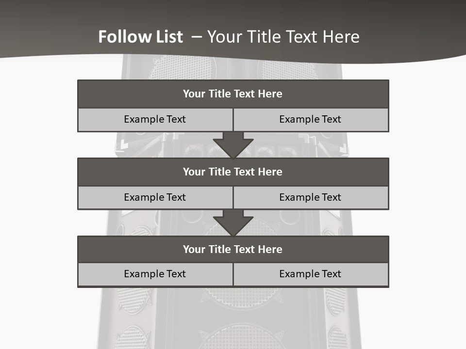 Design Party Black PowerPoint Template