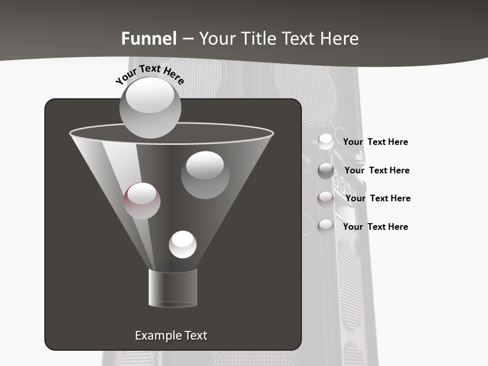 Design Party Black PowerPoint Template