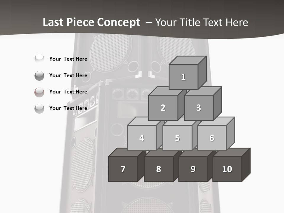 Design Party Black PowerPoint Template