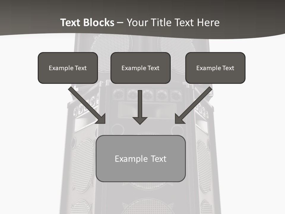 Design Party Black PowerPoint Template