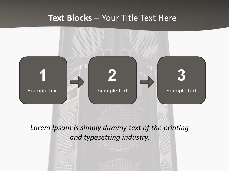 Design Party Black PowerPoint Template