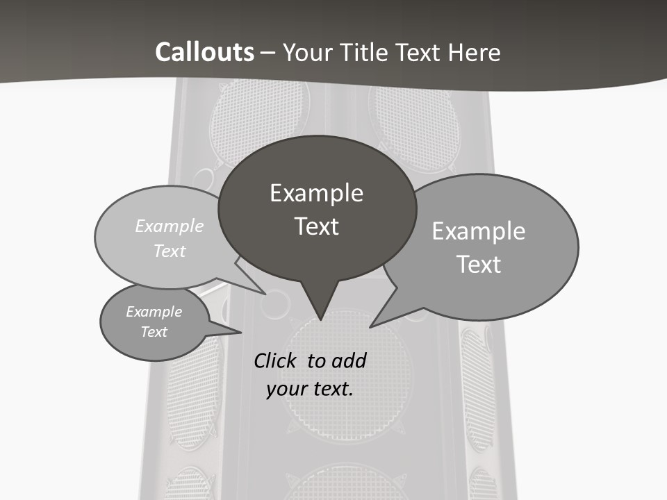 Design Party Black PowerPoint Template