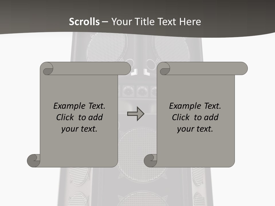 Design Party Black PowerPoint Template