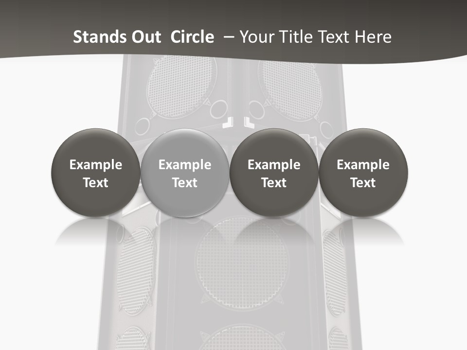 Design Party Black PowerPoint Template