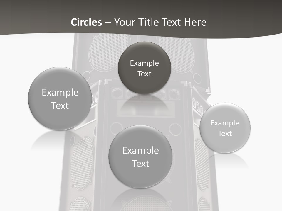 Design Party Black PowerPoint Template