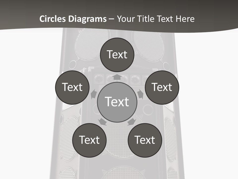 Design Party Black PowerPoint Template