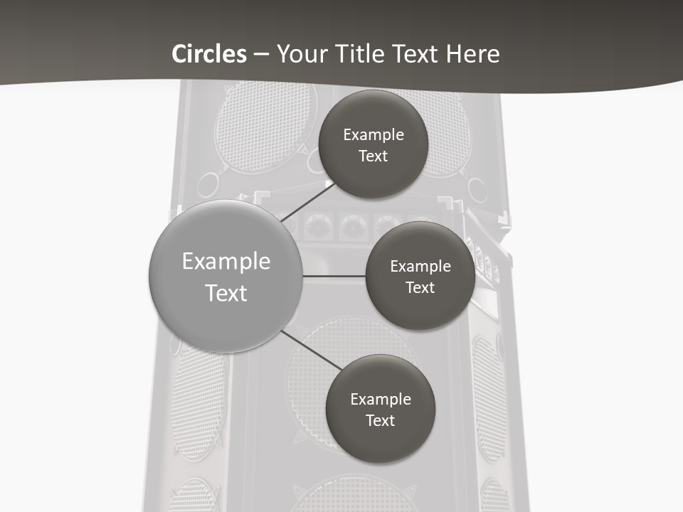 Design Party Black PowerPoint Template
