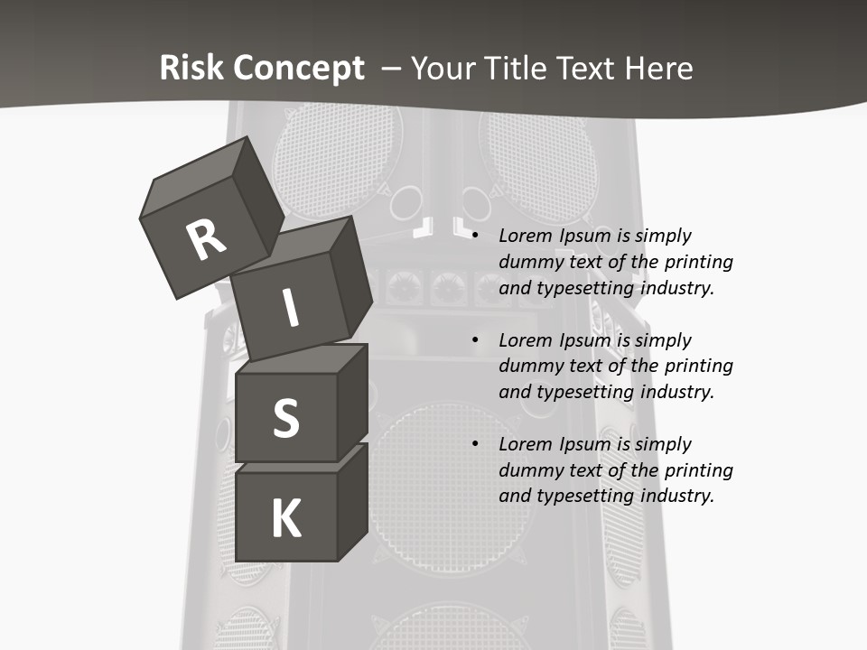 Design Party Black PowerPoint Template