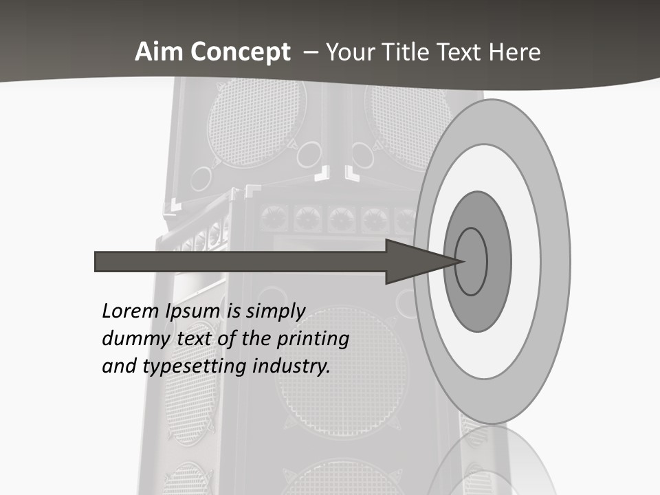 Design Party Black PowerPoint Template