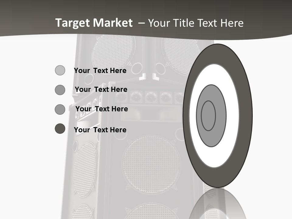 Design Party Black PowerPoint Template