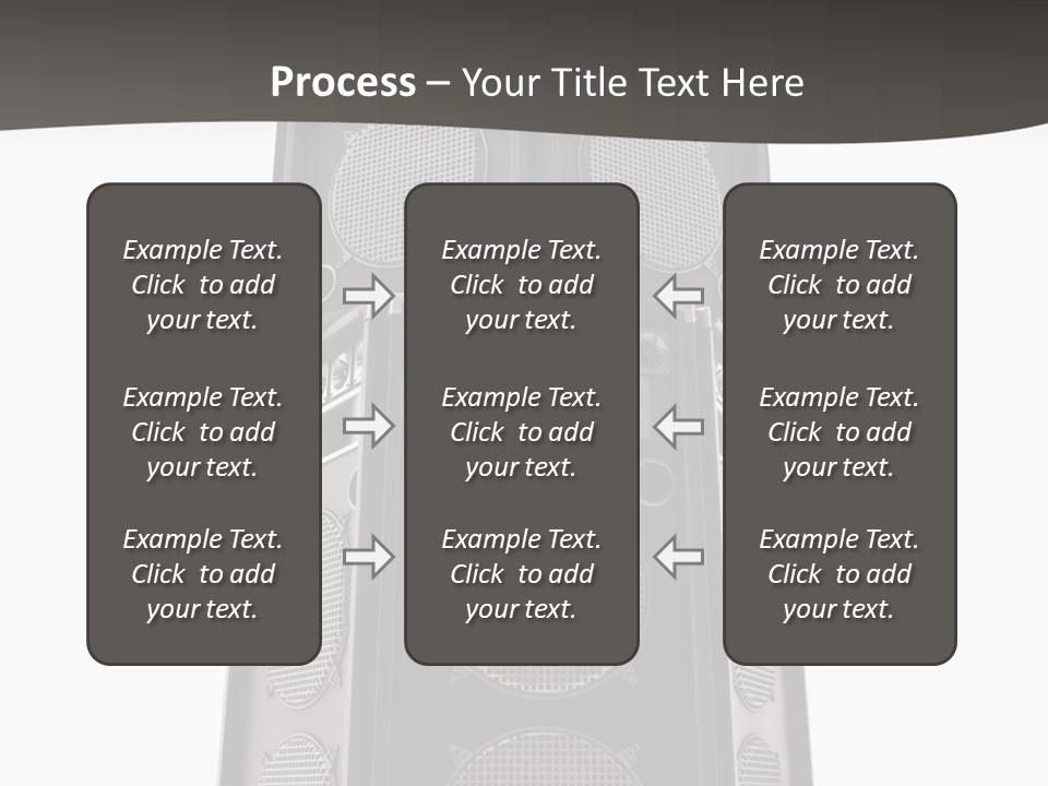 Design Party Black PowerPoint Template