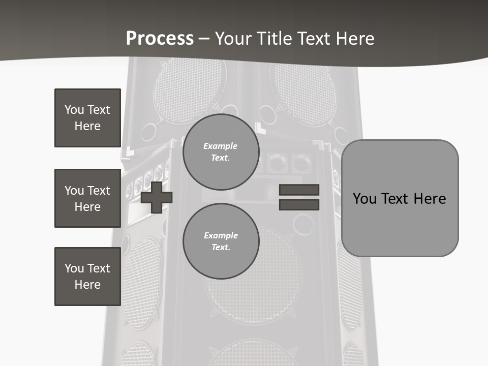 Design Party Black PowerPoint Template