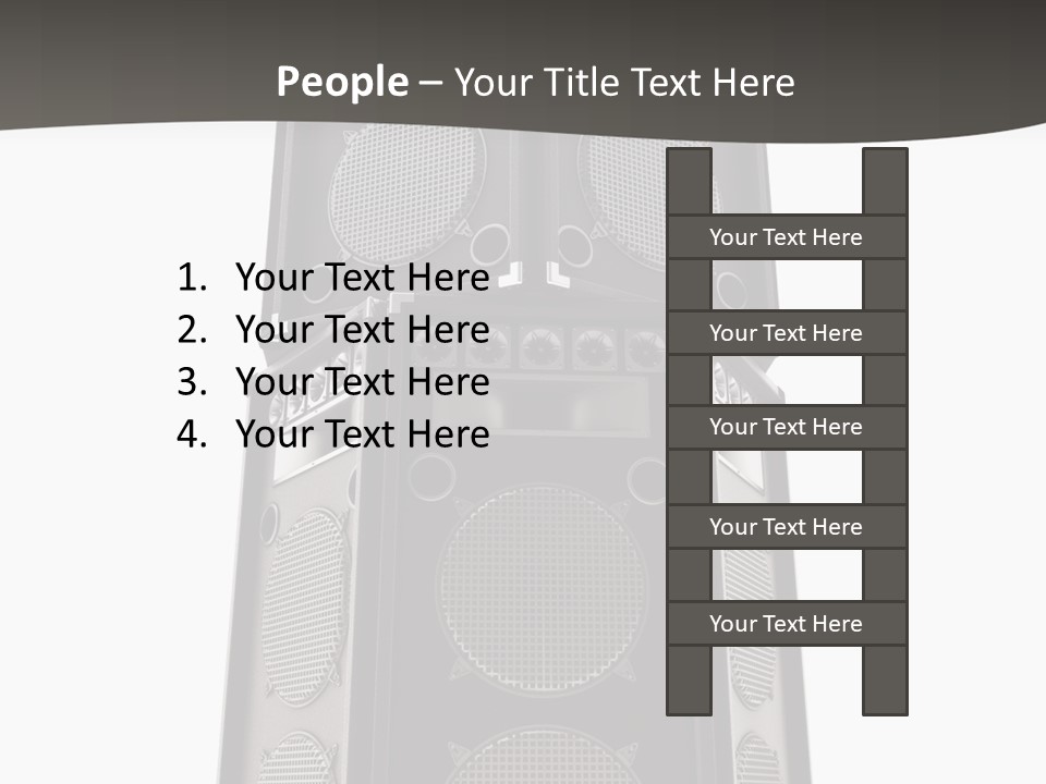 Design Party Black PowerPoint Template