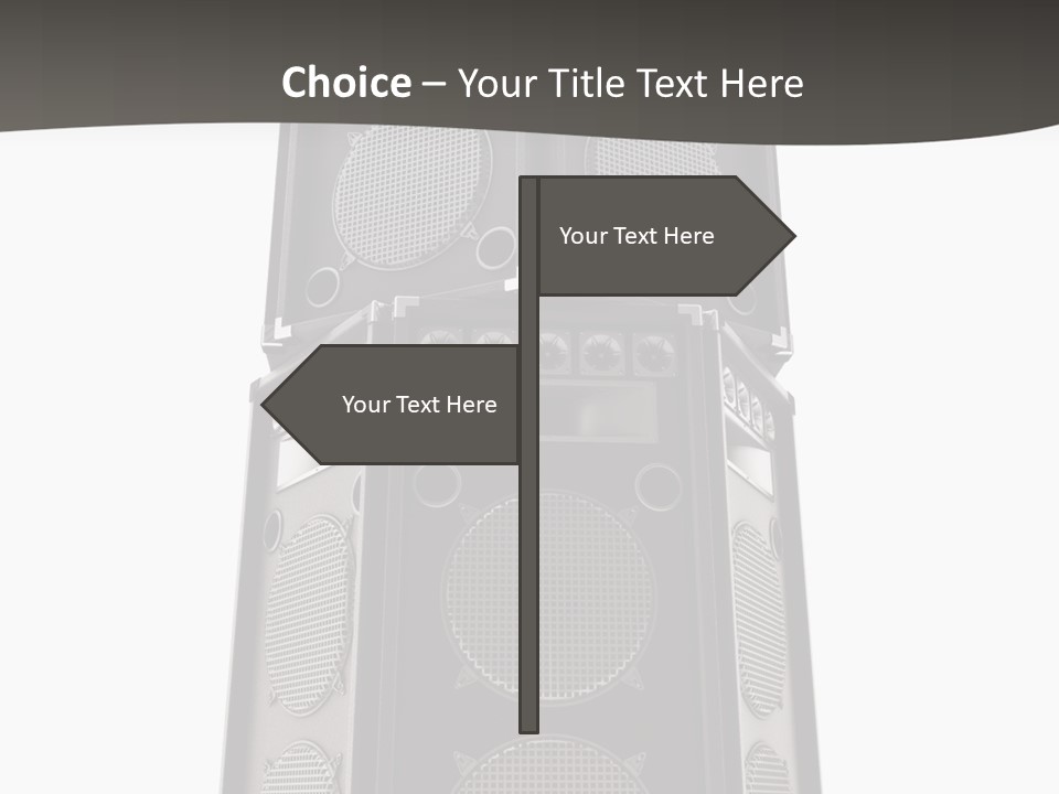 Design Party Black PowerPoint Template