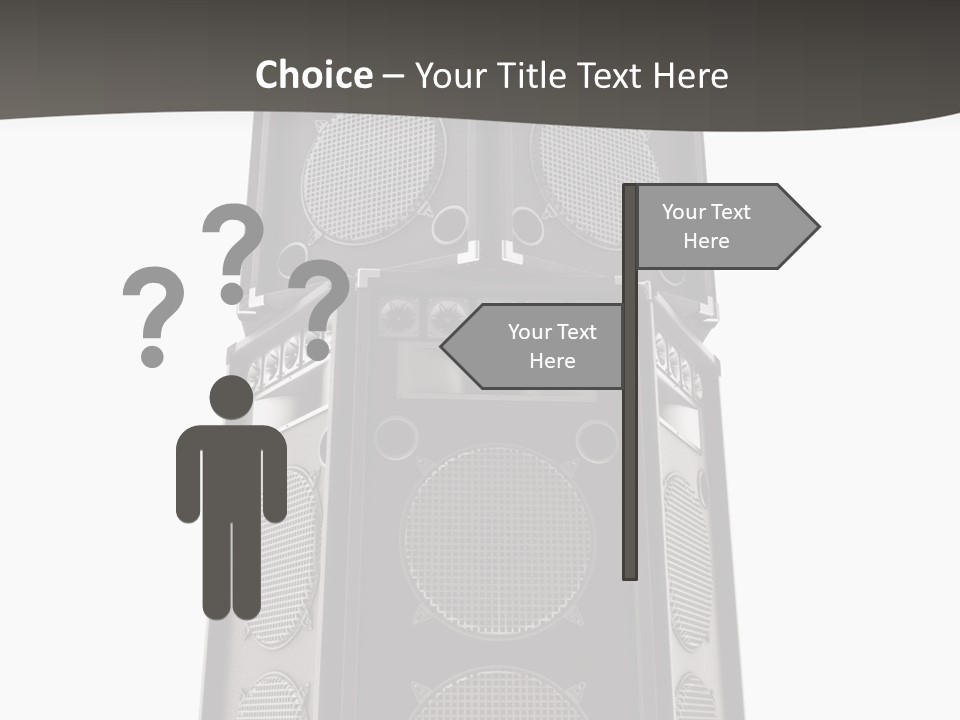 Design Party Black PowerPoint Template