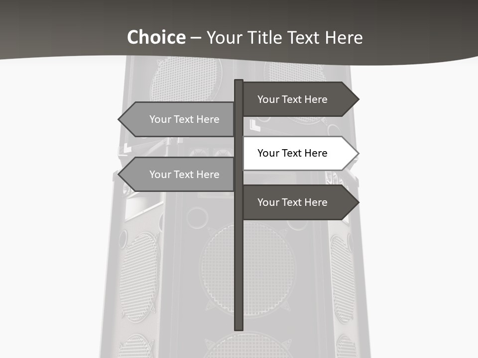 Design Party Black PowerPoint Template