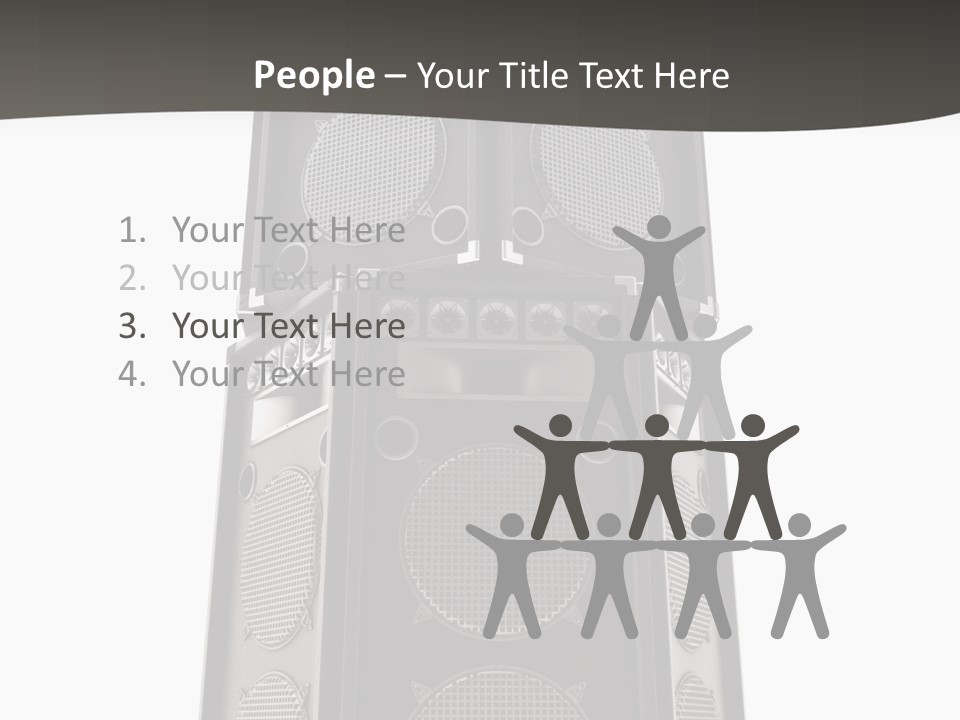 Design Party Black PowerPoint Template