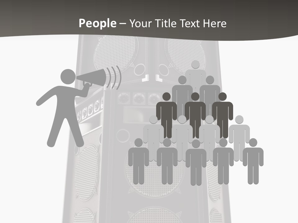 Design Party Black PowerPoint Template