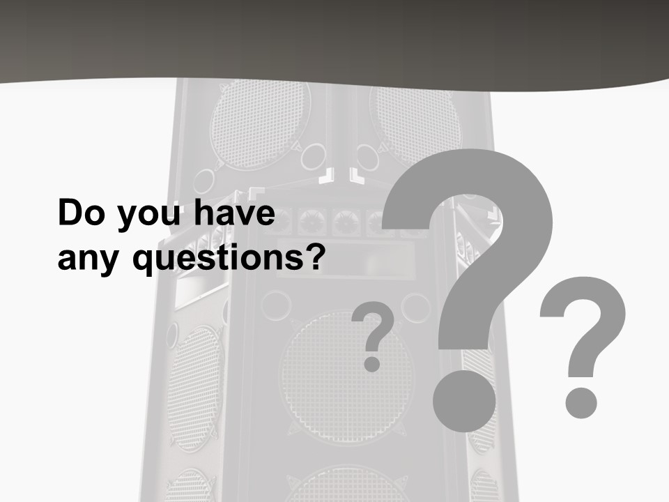 Design Party Black PowerPoint Template