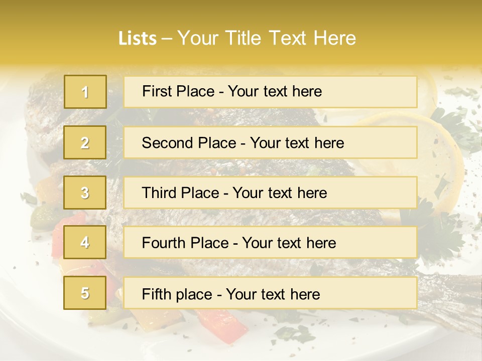 Food Filet Pepper PowerPoint Template
