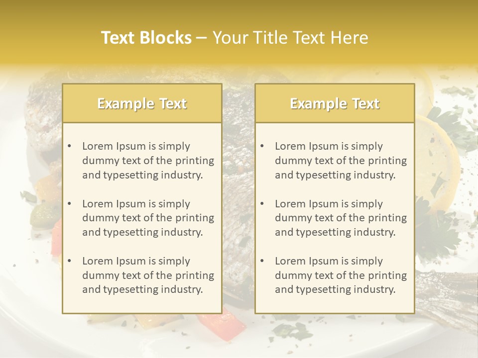 Food Filet Pepper PowerPoint Template