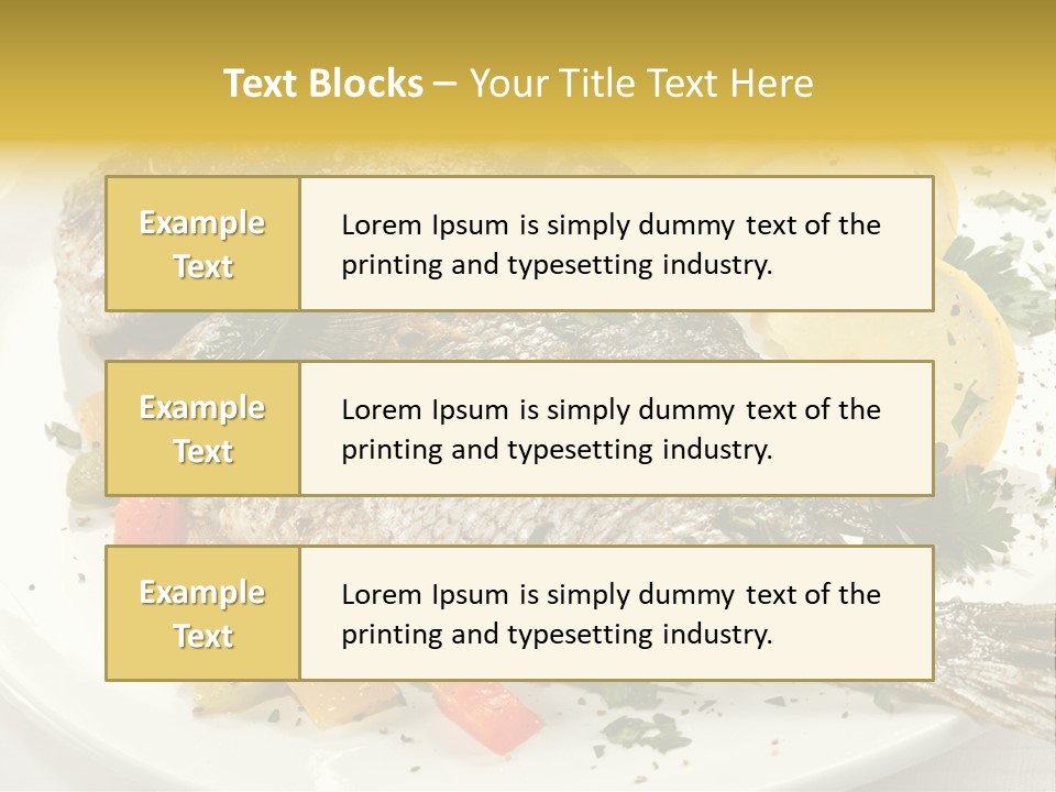 Food Filet Pepper PowerPoint Template