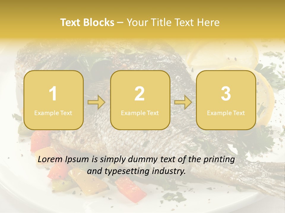 Food Filet Pepper PowerPoint Template