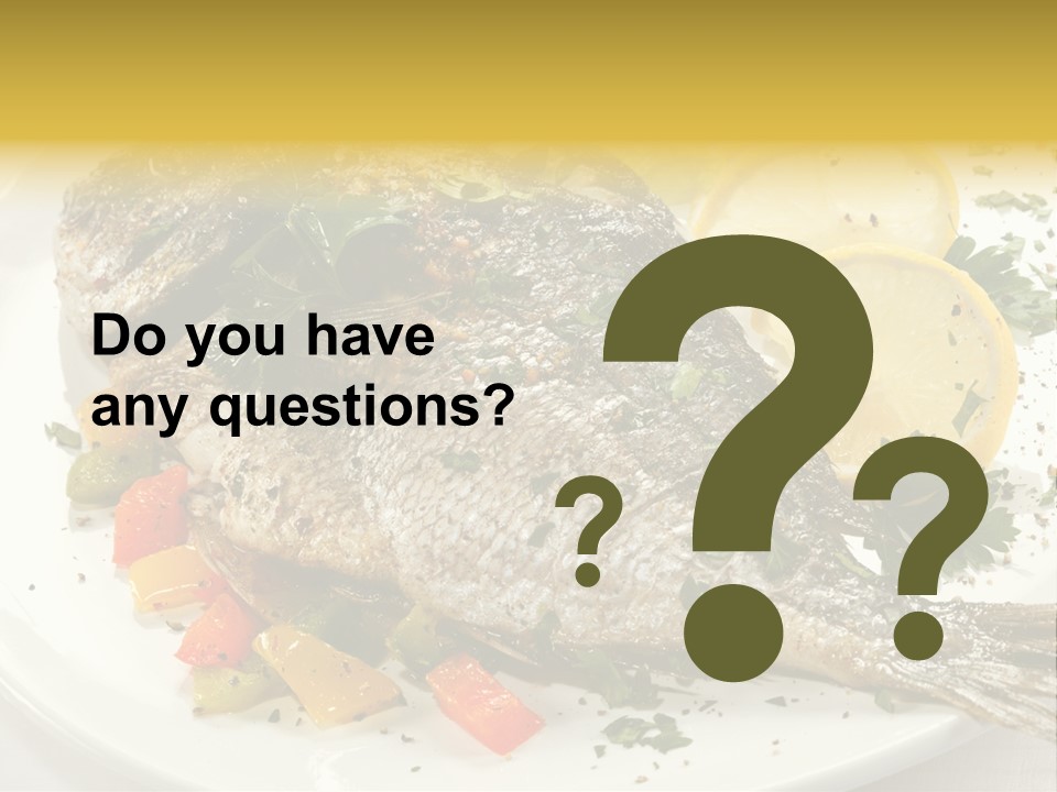 Food Filet Pepper PowerPoint Template