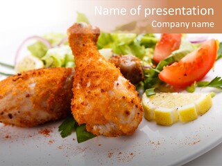 Dish Menu Appetizer PowerPoint Template