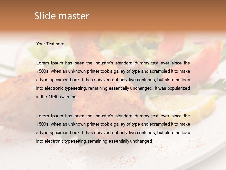 Dish Menu Appetizer PowerPoint Template
