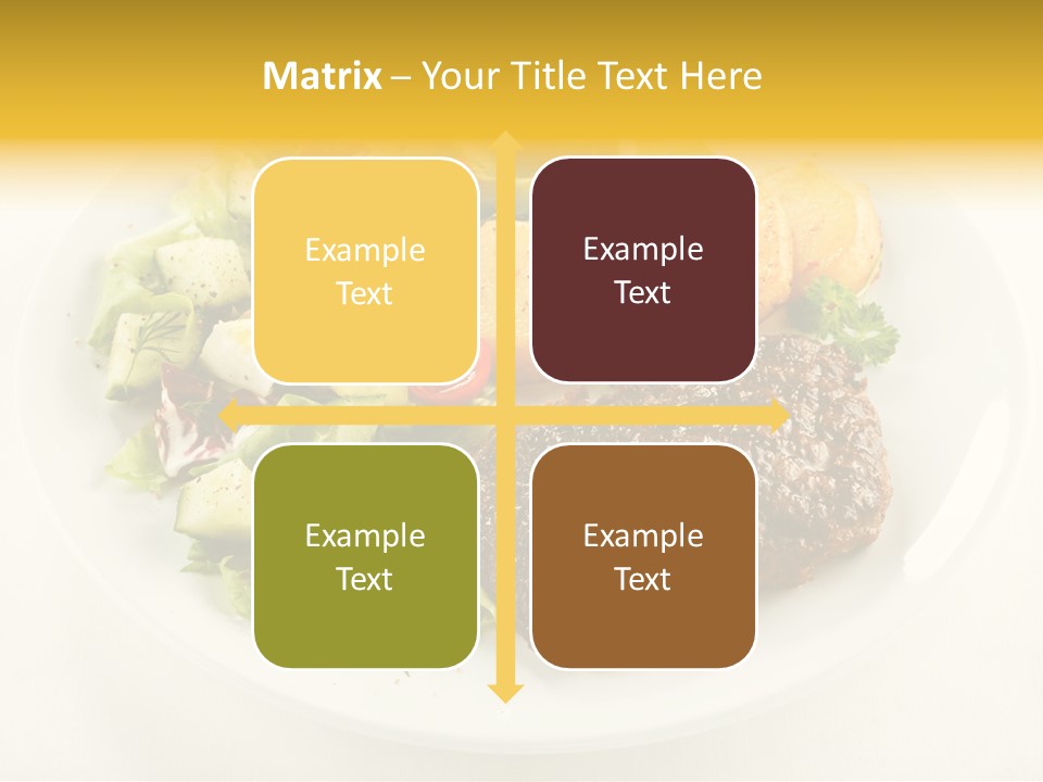 Baked Dinner Barbecue PowerPoint Template