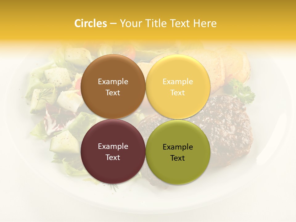 Baked Dinner Barbecue PowerPoint Template