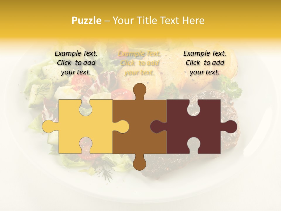 Baked Dinner Barbecue PowerPoint Template