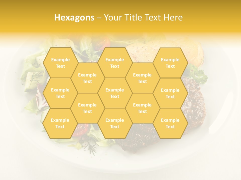 Baked Dinner Barbecue PowerPoint Template