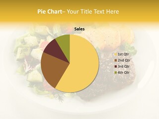 Baked Dinner Barbecue PowerPoint Template