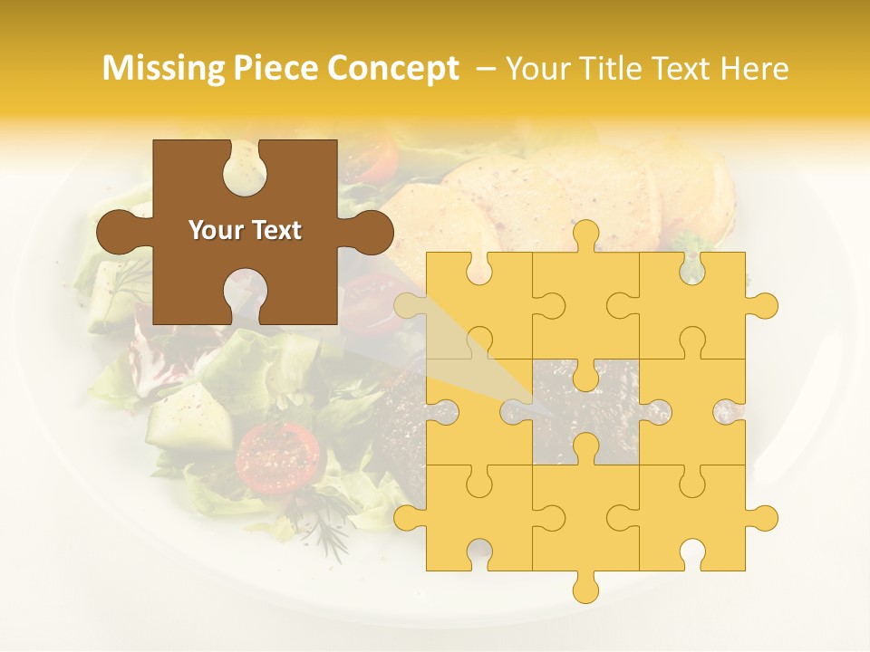 Baked Dinner Barbecue PowerPoint Template