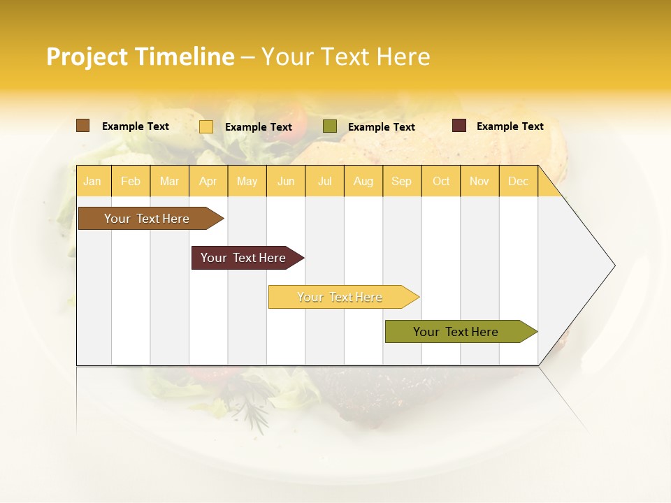 Baked Dinner Barbecue PowerPoint Template