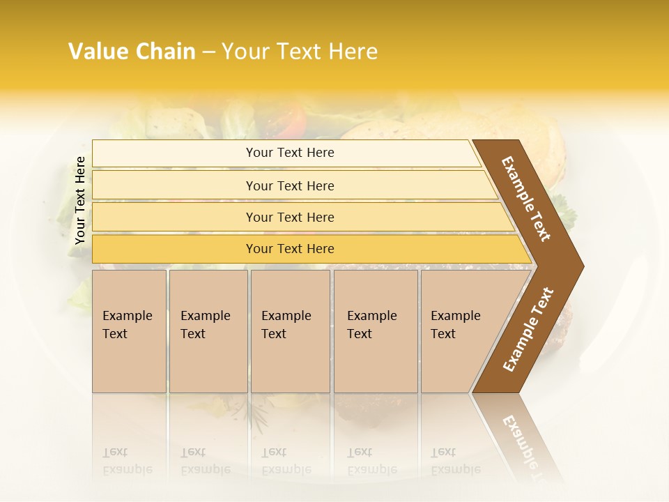 Baked Dinner Barbecue PowerPoint Template