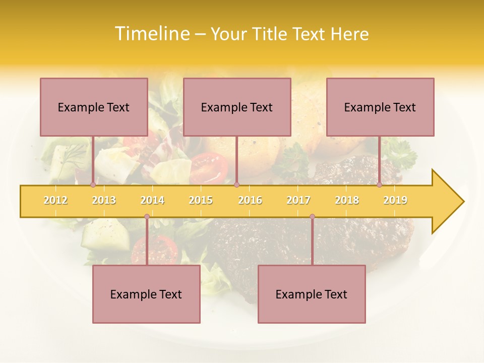 Baked Dinner Barbecue PowerPoint Template