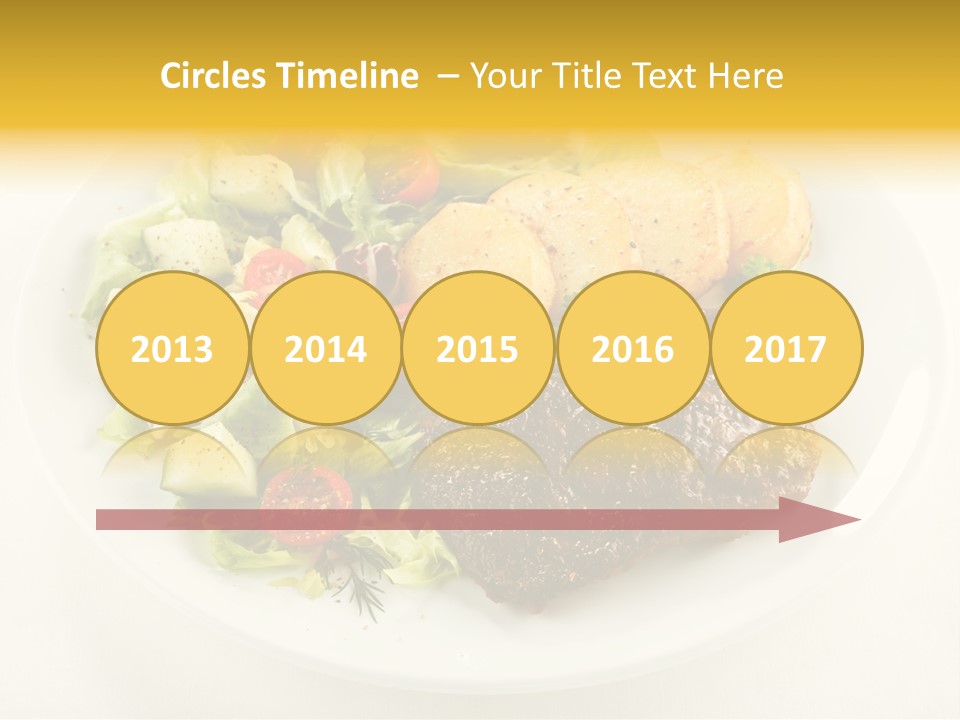 Baked Dinner Barbecue PowerPoint Template