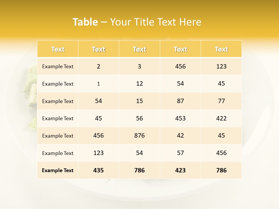Baked Dinner Barbecue PowerPoint Template