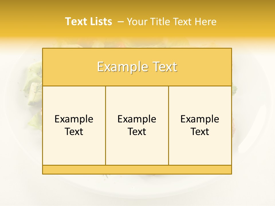 Baked Dinner Barbecue PowerPoint Template