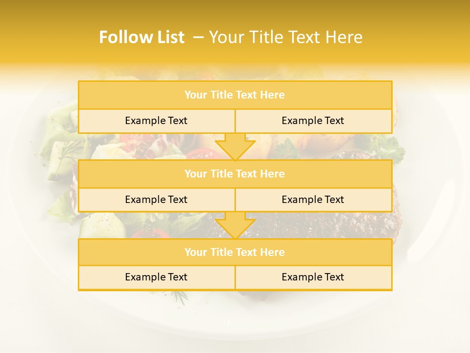 Baked Dinner Barbecue PowerPoint Template