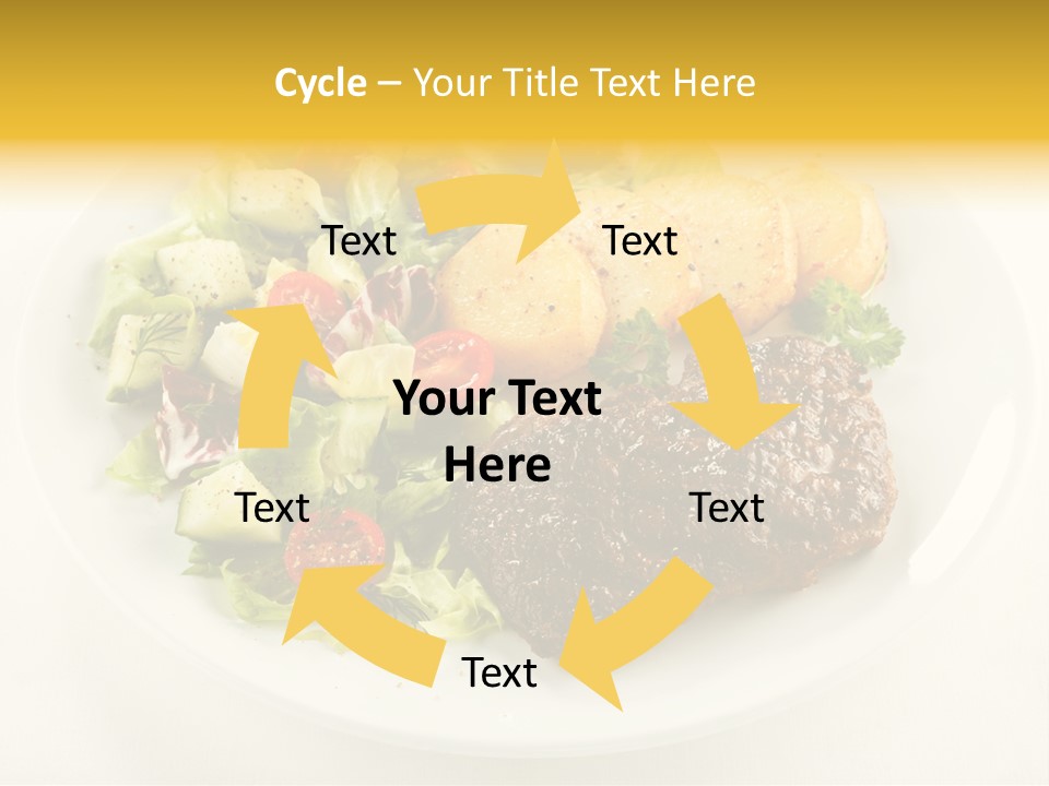 Baked Dinner Barbecue PowerPoint Template