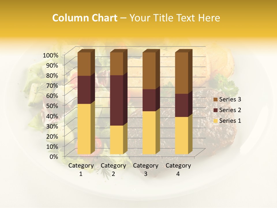 Baked Dinner Barbecue PowerPoint Template
