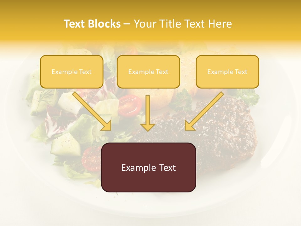 Baked Dinner Barbecue PowerPoint Template