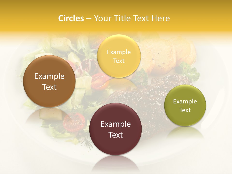 Baked Dinner Barbecue PowerPoint Template