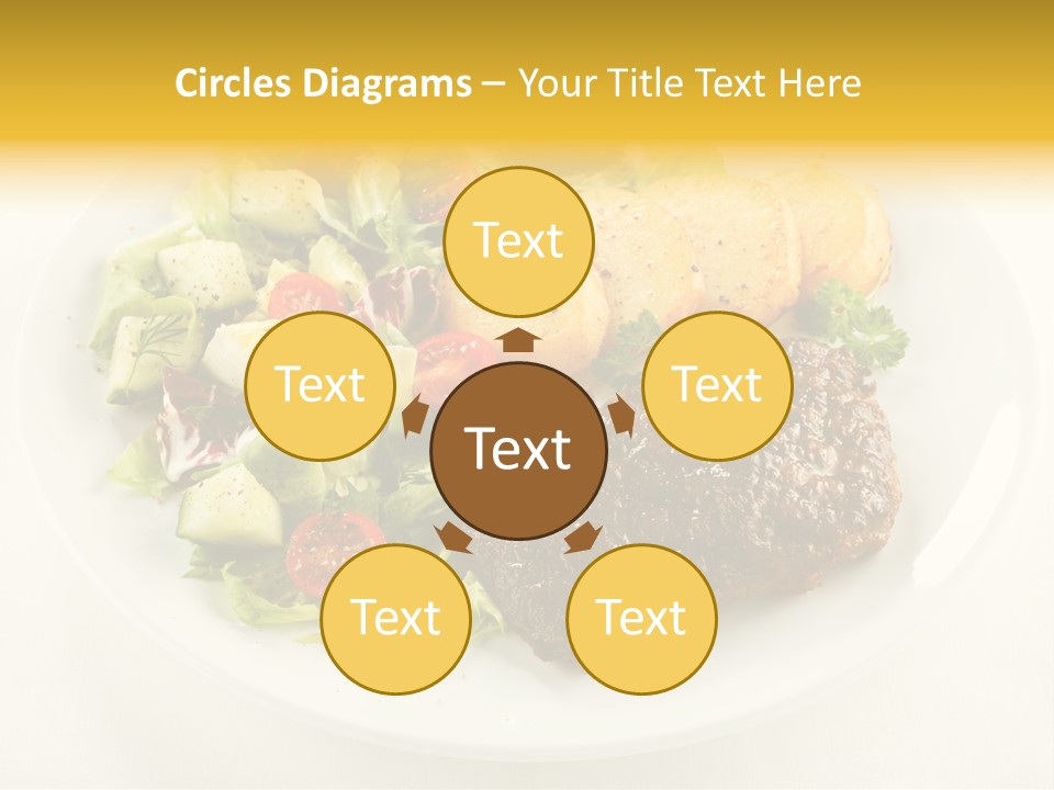 Baked Dinner Barbecue PowerPoint Template