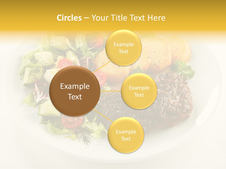 Baked Dinner Barbecue PowerPoint Template