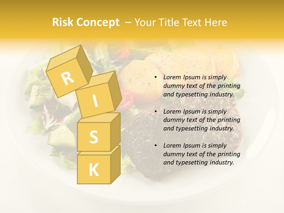 Baked Dinner Barbecue PowerPoint Template